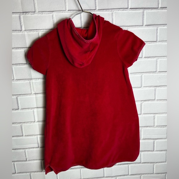 Gymboree Girls Embroidered Cover Up - VeryCherry - Red:size 8 - Picture 7 of 8